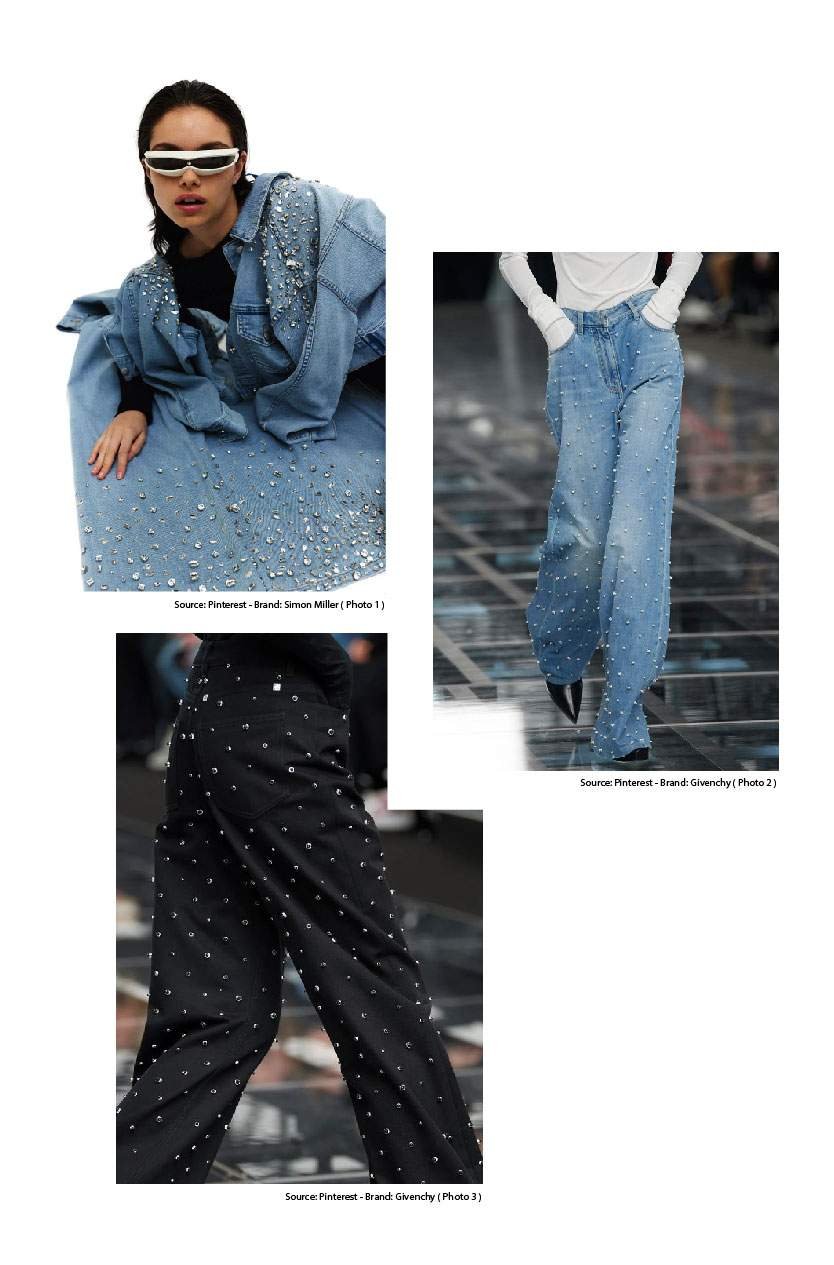 Embellished Denim Woman's Trend Fall winter 22/23