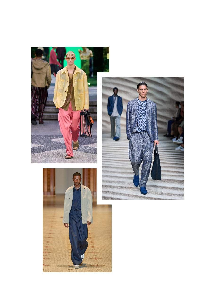 Flowy Pants Men's Trend Spring Summer 2023