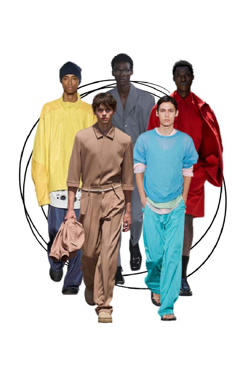 SS 24 | The 5 Key Colors Trend | Men